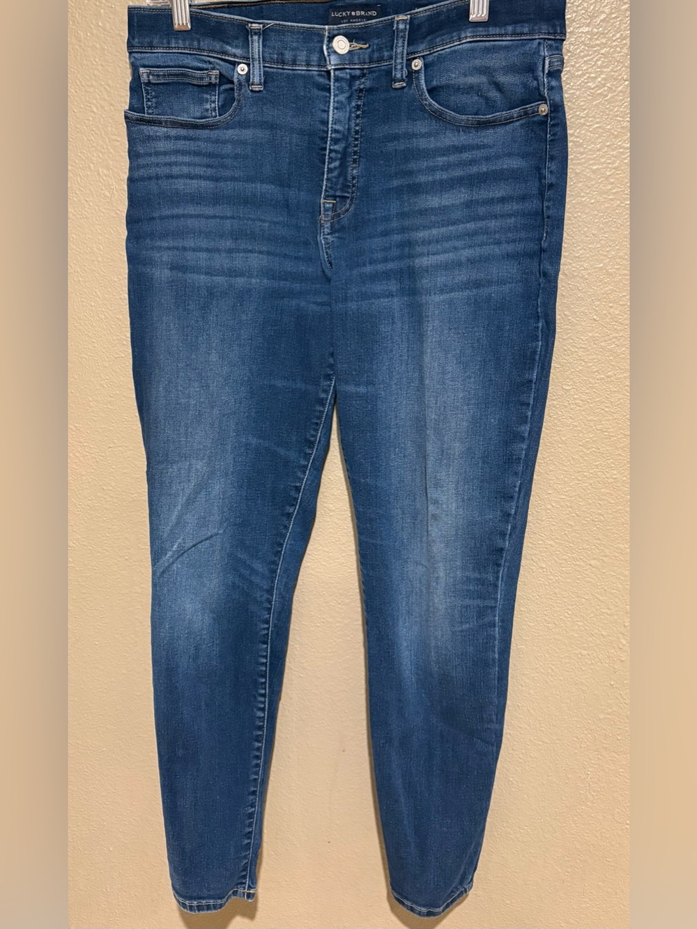 Lucky Brand Dark Blue Skinny Jeans Size 14